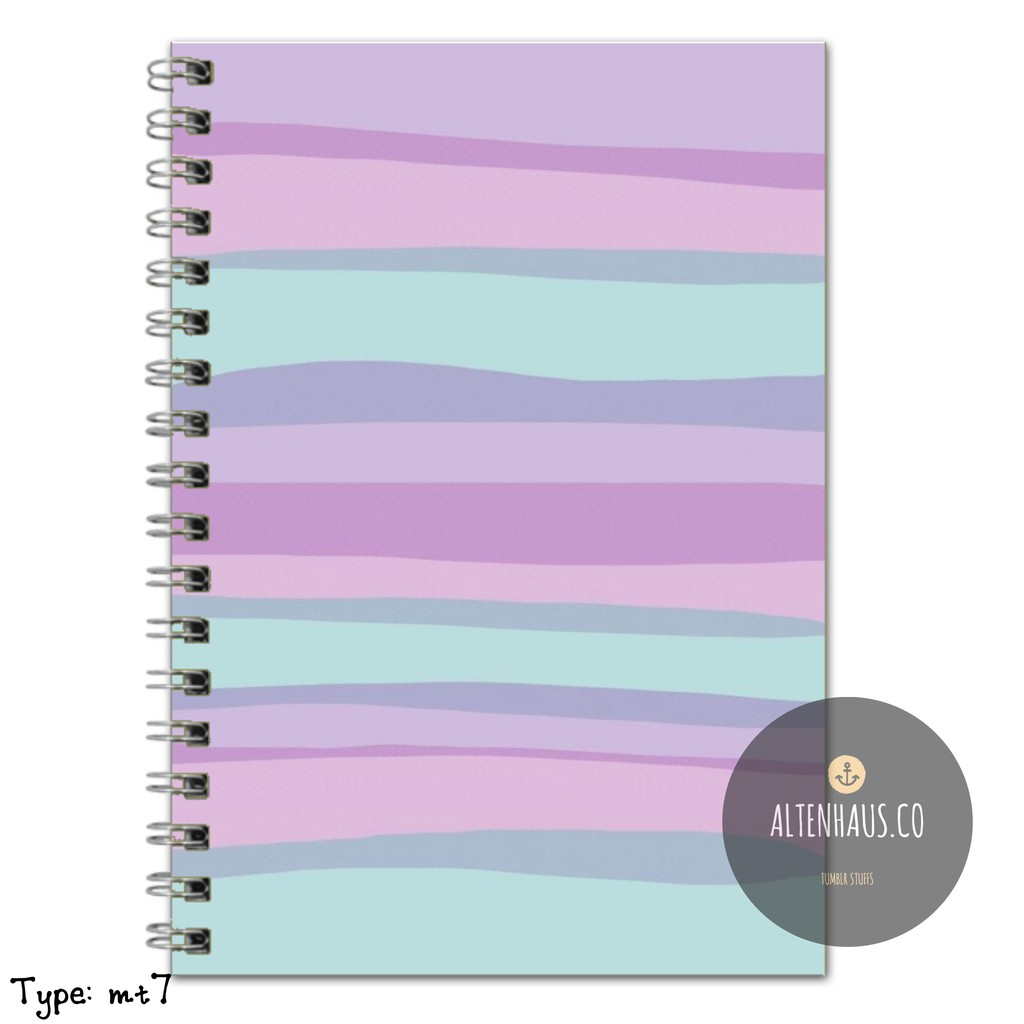 

Buku Catatan (Notebook) Custom Book Jilid Spiral. Planner Buku Agenda Tipe mt7
