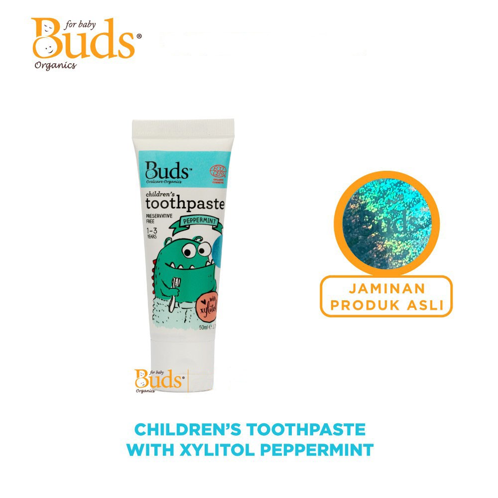 BUDS TOOTHPASTE WITH XYLITOL / 1-3 TAHUN