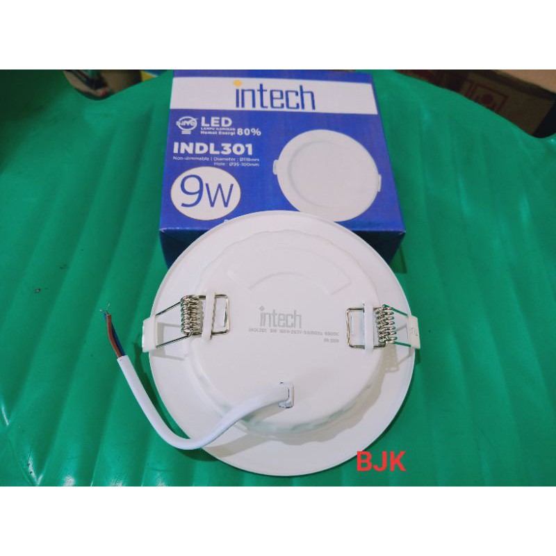 Downlight LED 9 wat plapon terang putih