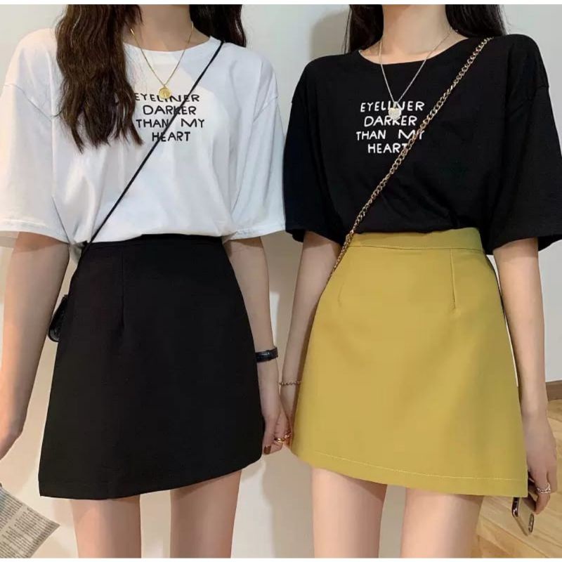 Rok mini Korea style / rok Korea wanita / rok midi