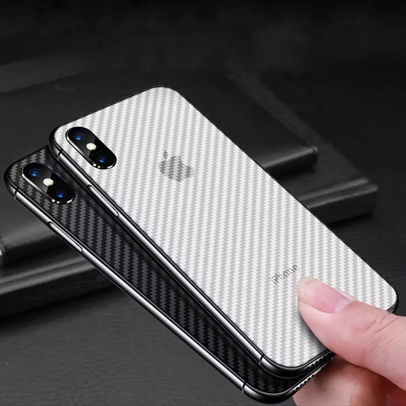 Carbon Skin Back Case Iphone Anti Scratch For 6s 7 8+ SE XR XS 11 Pro 12 Mini 13 ProMax