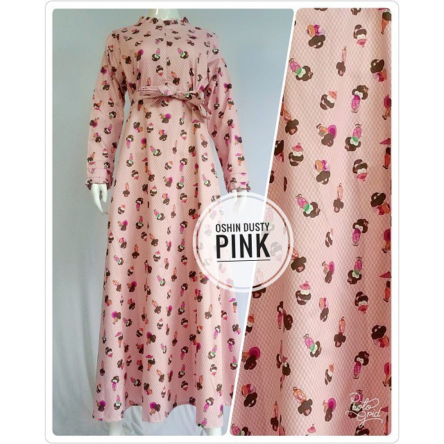 Gamis Katun Jepang Original Motif Oshin