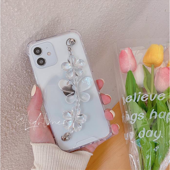 Soft Case Pelindung Transparan Motif Butterfly Love Untuk IPhone 14 6 S 7 8 SE 2020 7P 8Plus X XS XR 11 12 13 Mini Pro Max