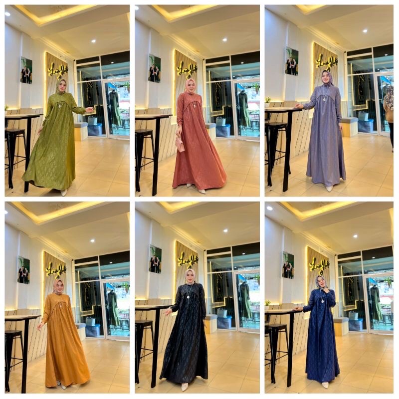 DRESS CANTIK Cinthya DRESS HMF ORI