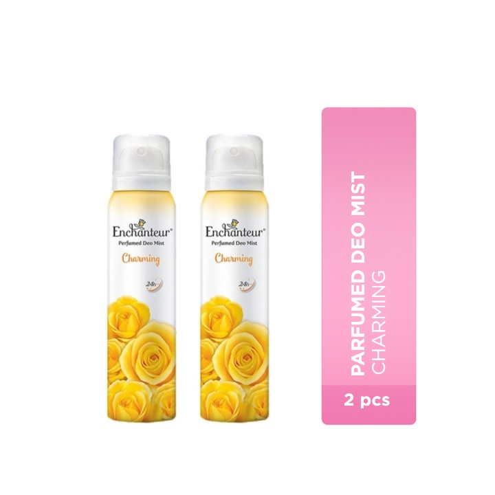 Enchanteur Parfumed Deo Mist Charming 150 ml x 2 Pcs