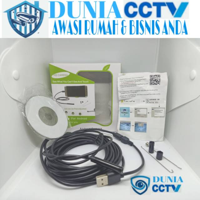 Endoscope IP Fokal Distance Endoscope Kamera 7mm 4cm Panjang 5Meter - kamera pengintai kecil