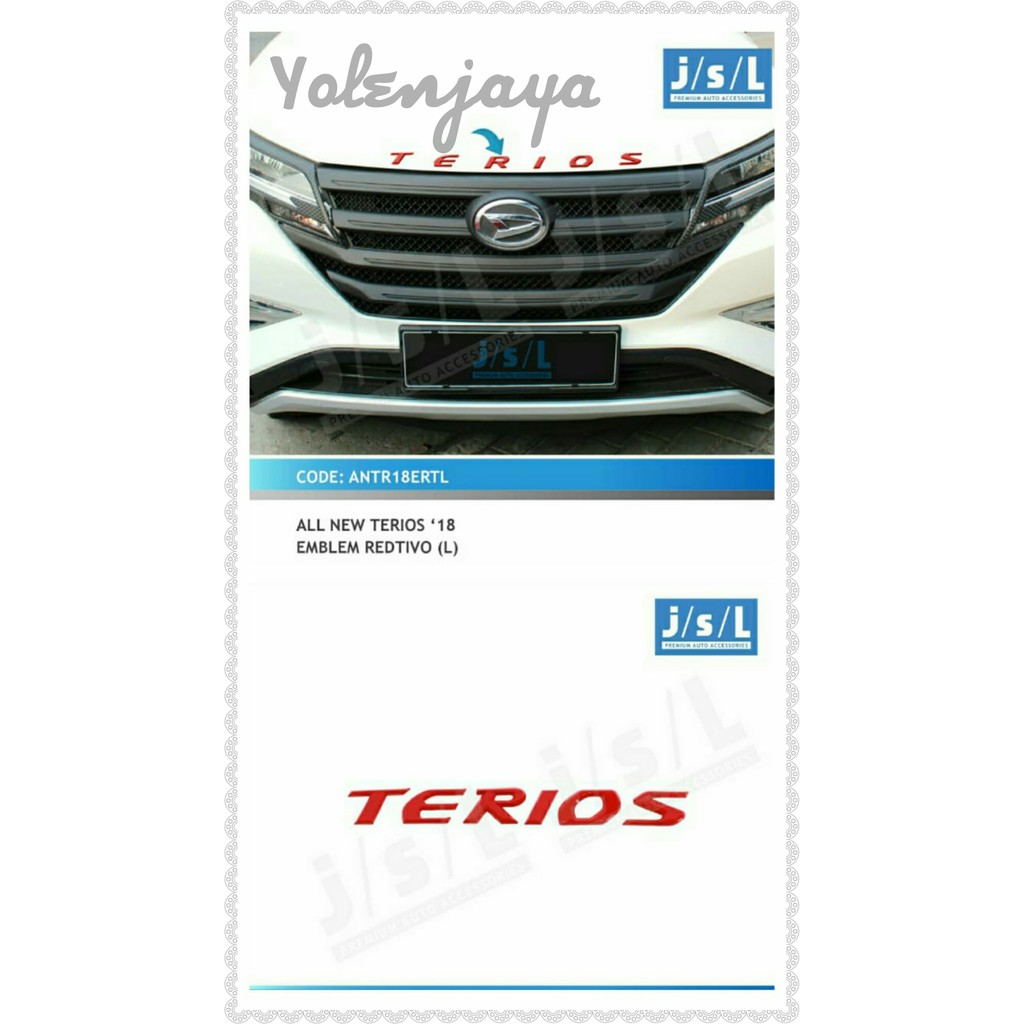 Emblem Redtivo Large All New Terios 2018