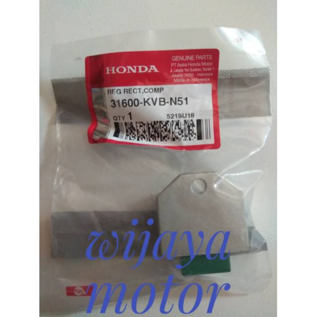 KEPROK REGULATOR LISTRIK VARIO KVB ASLI AHM