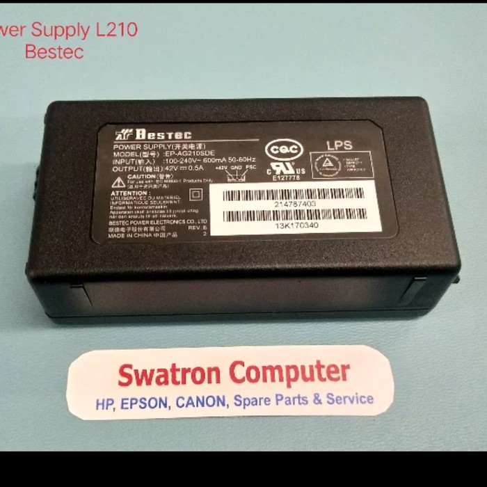 Power Supply NEW  Bestec FOR EPSON  L365 L380 L385 L405 L455  L550 L555 L565 BARU 100%