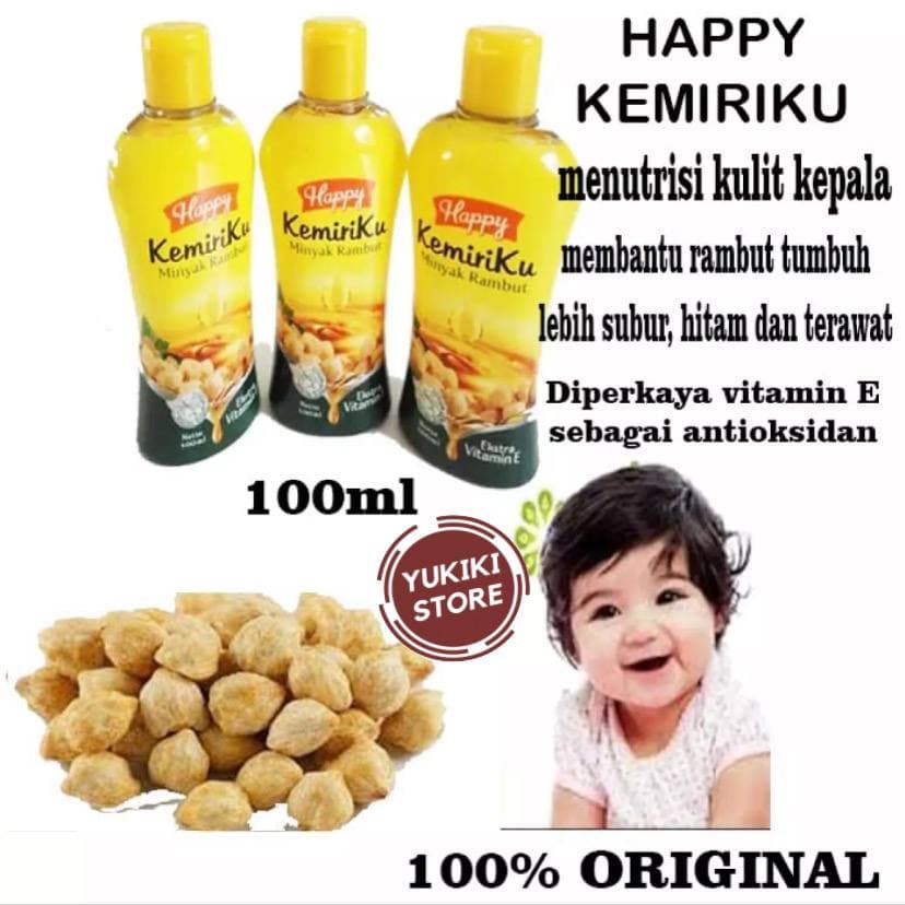 Minyak Kemiri penumbuh rambut bayi dan anak &quot;Kemiriku&quot; MURAH COD - Minyak Kemiri Penumbuh Rambut Solusi Rambut Rontok BPOM Original  - Minyak Kemiri Original - Minyak Penyubur Rambut