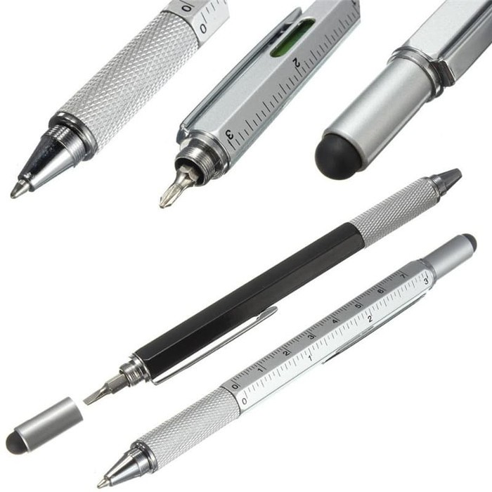 

Langsung Order Pena Multifungsi Plastik Stylus + Penggaris + Level + Obeng Berkualitas