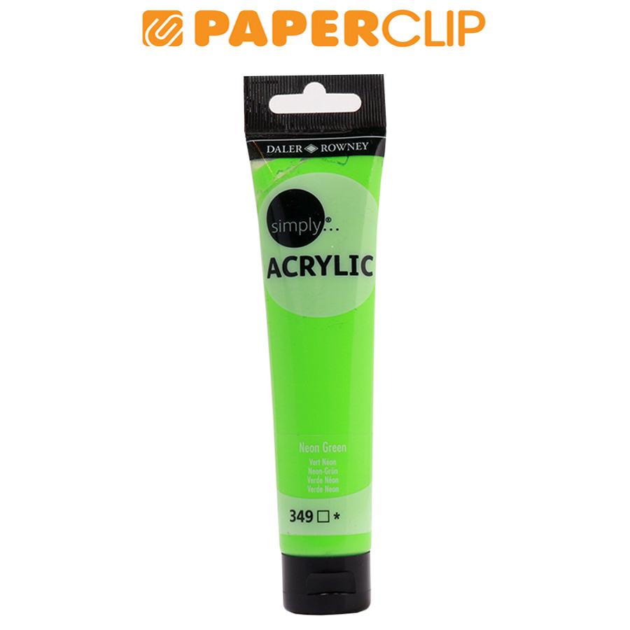 

ACRYLIC COLOR SIMPLY 75ML SL NEON GREEN