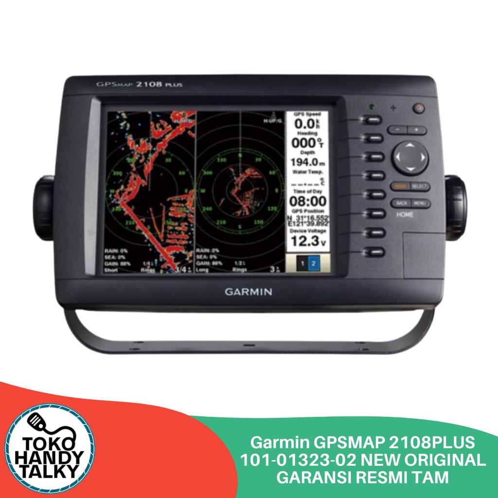 Garmin GPSMAP 2108PLUS 101-01323-02 NEW ORIGINAL GARANSI RESMI TAM