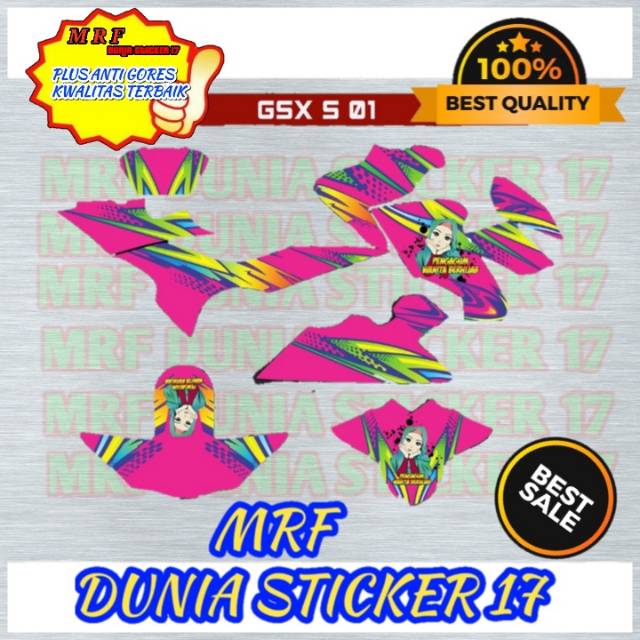 dekal GSX stiker decal GSX decal stiker GSX stiker motor GSX decal motor GSX