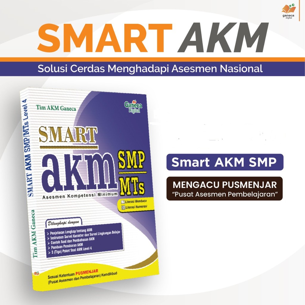 Buku Smart AKM untuk SMP/MTs