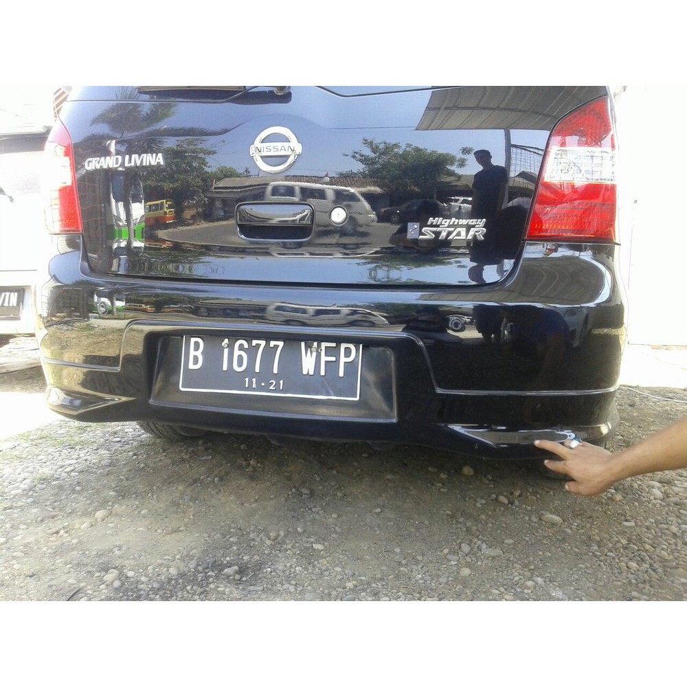 bodykit nissan livina bodykit belakang livina hws  GRT bodykit duraflex, HIGH QUALITY