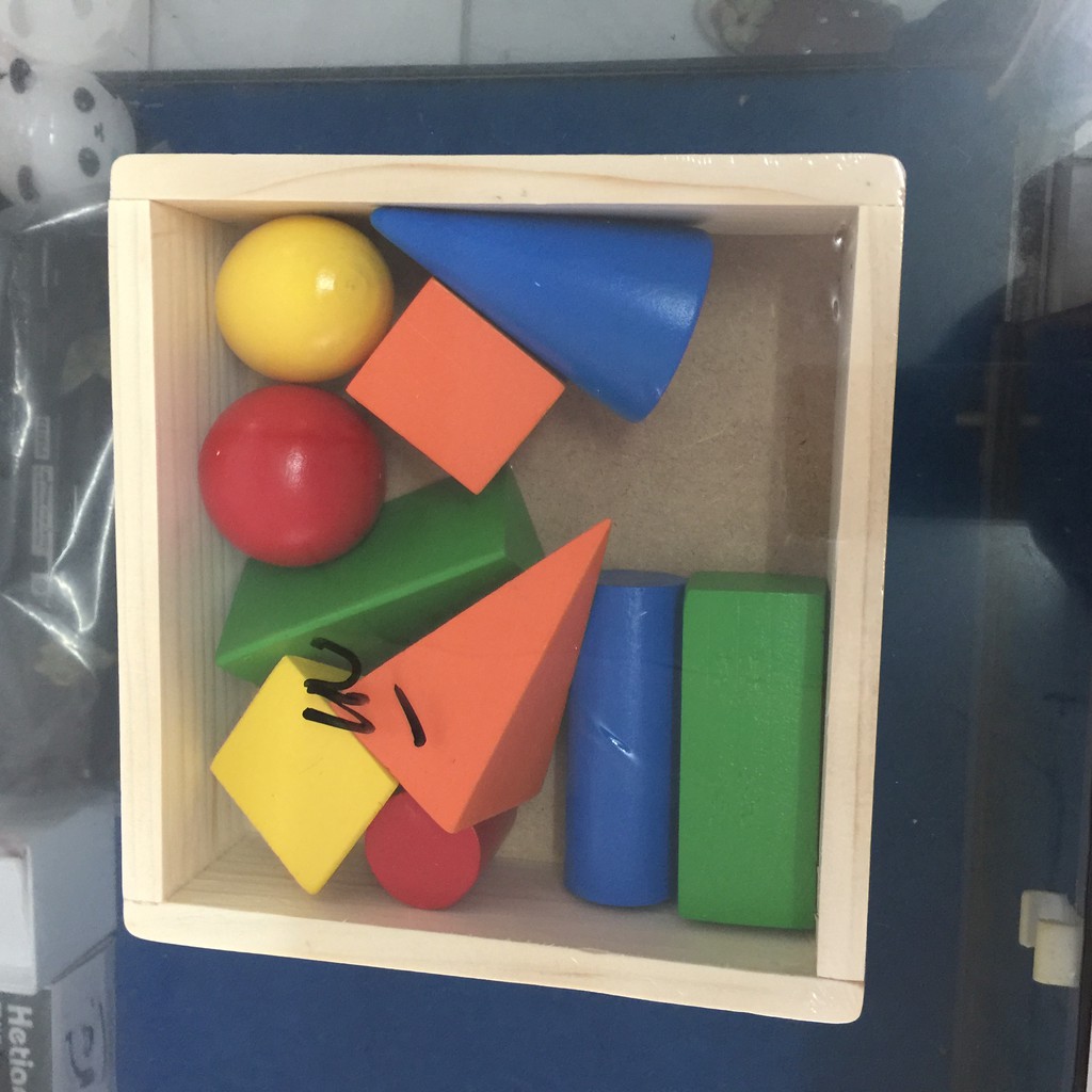 Mainan Kayu Bentuk Bentuk Balok