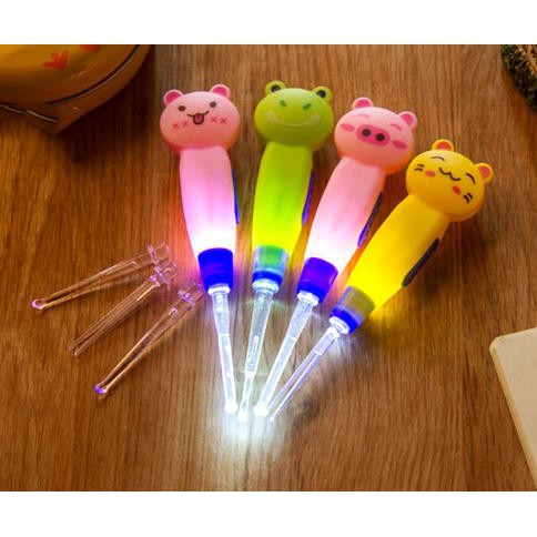 Earpick Cartoon KARTUN Korek Kuping Telinga Karakter LED wrn random