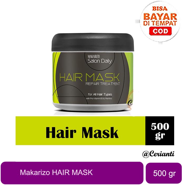 Makarizo Professional Salon Daily Hair Mask Pot 500 mL_Cerianti