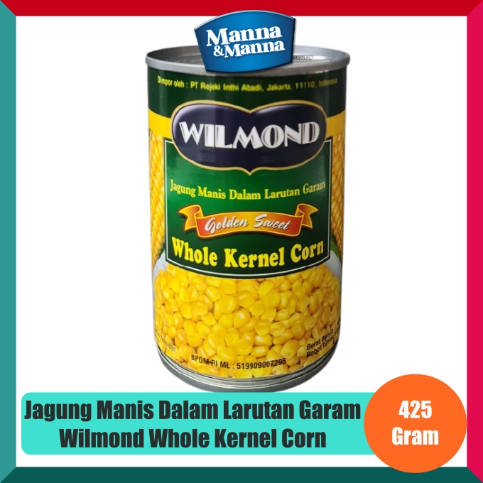 

Jagung Manis Dalam Larutan Garam Wilmond Whole Kernel Corn - 425 Gram