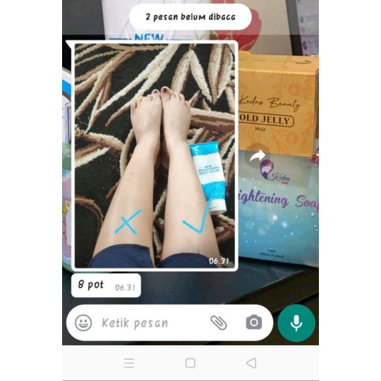 BODY SERUM KEDAS BEAUTY ORIGINAL BPOM-4