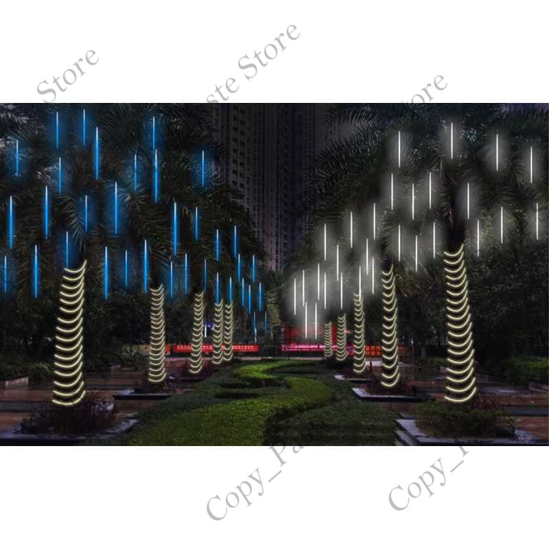 LAMPU HIAS OUTDOOR-LAMPU HIAS GANTUNG MODEL METEOR RAIN-LAMPU NATAL
