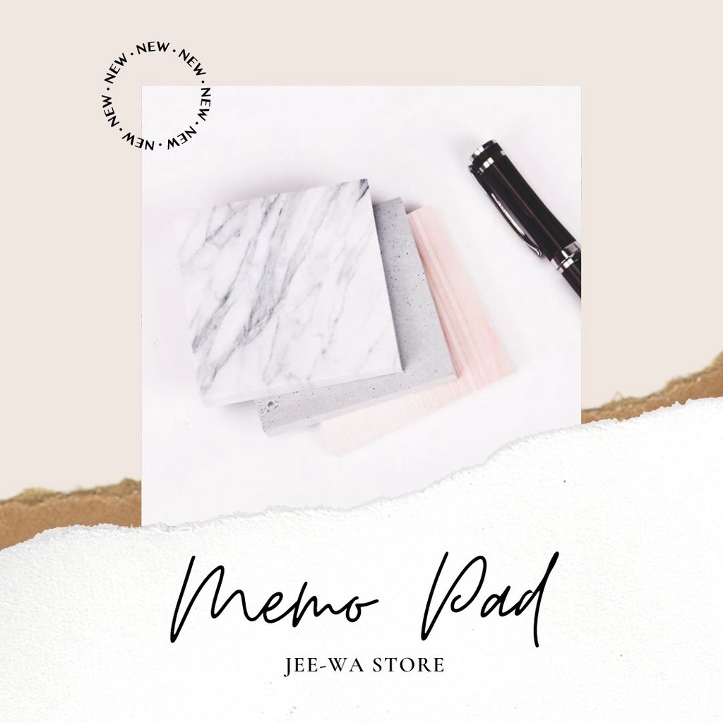 

[ JEE - WA ] Sticky Pad Marmer Marble | Memo Pad | Sticky Note Murah Motif Marmer Marble | Sticky Note Aesthetics | Memo Pad Murah Bujo Supplies Murah | Memo Tulis Aesthetics Murah