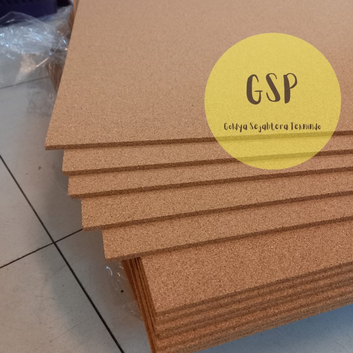

Gabus Patah 10mm - Cork Sheet 60 cm x 90cm Berkualitas