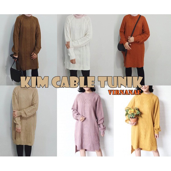 Pusat Atasan Tunik Wanita Remaja Cable Baju Tunik Wanita Pusat Atasan Tunik Wanita Remaja Cable Baju Tunik Wanita
