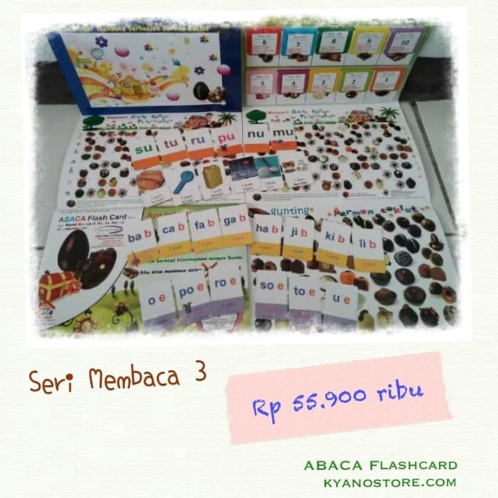 

Murah Abaca Flash Card Seri 3 Asli