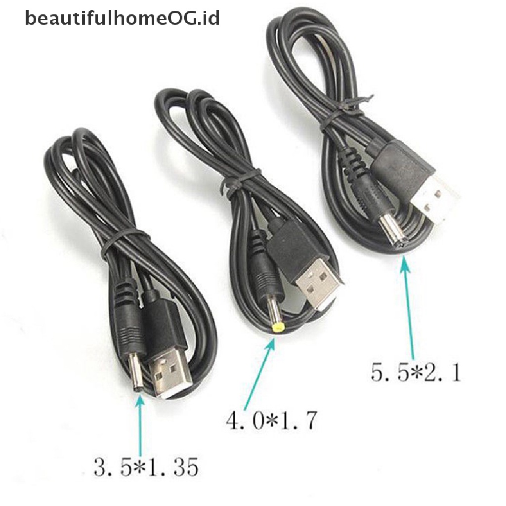 Kabel Power Konektor Usb Port Ke 2.5 3.5 4.0 5.5mm 5v Dc