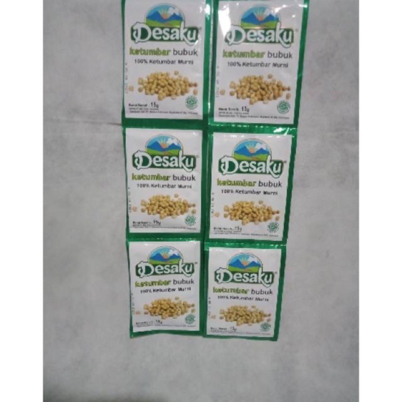 

Desaku Rempah bubuk (Kunyit,Ketumbar) 7,5gr Renceng Isi 12 Sachet