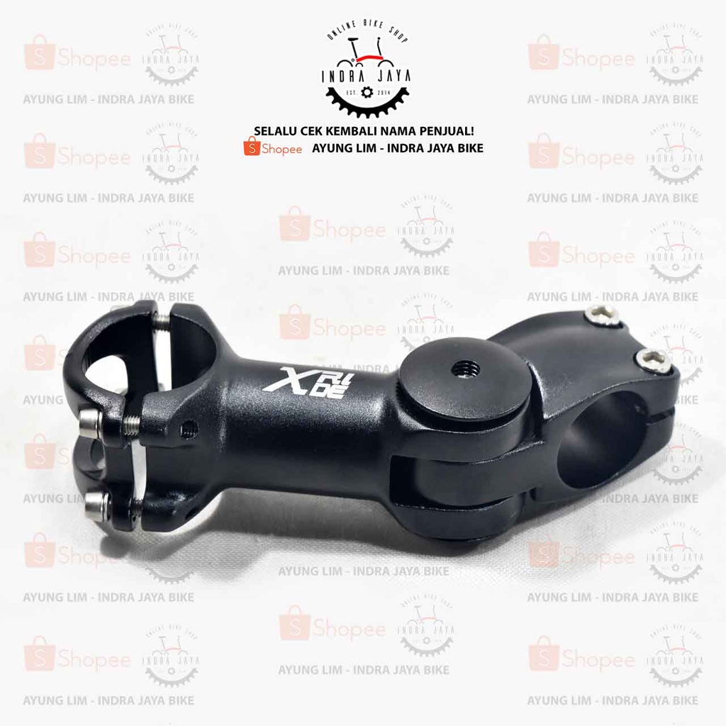 STEM XRIDE - ADJUSTABLE STEM HANDLEBAR 31.8 - BLACK
