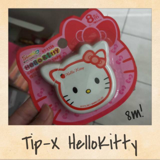 

Tip-X Hellokitty/Correction Tape Hellokitty/Hellokitty/Tip-X/Correction Tape/Penghapus