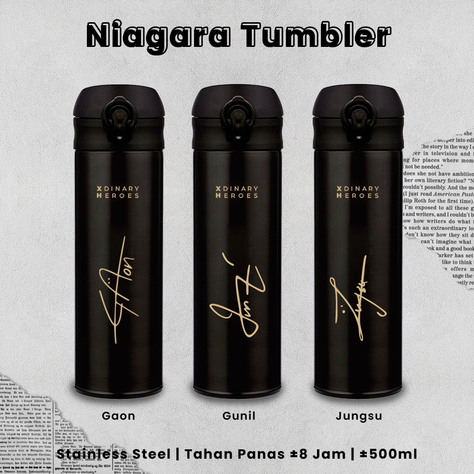 PRE ORDER!! Tumbler Termos XDINARY HEROES Signature