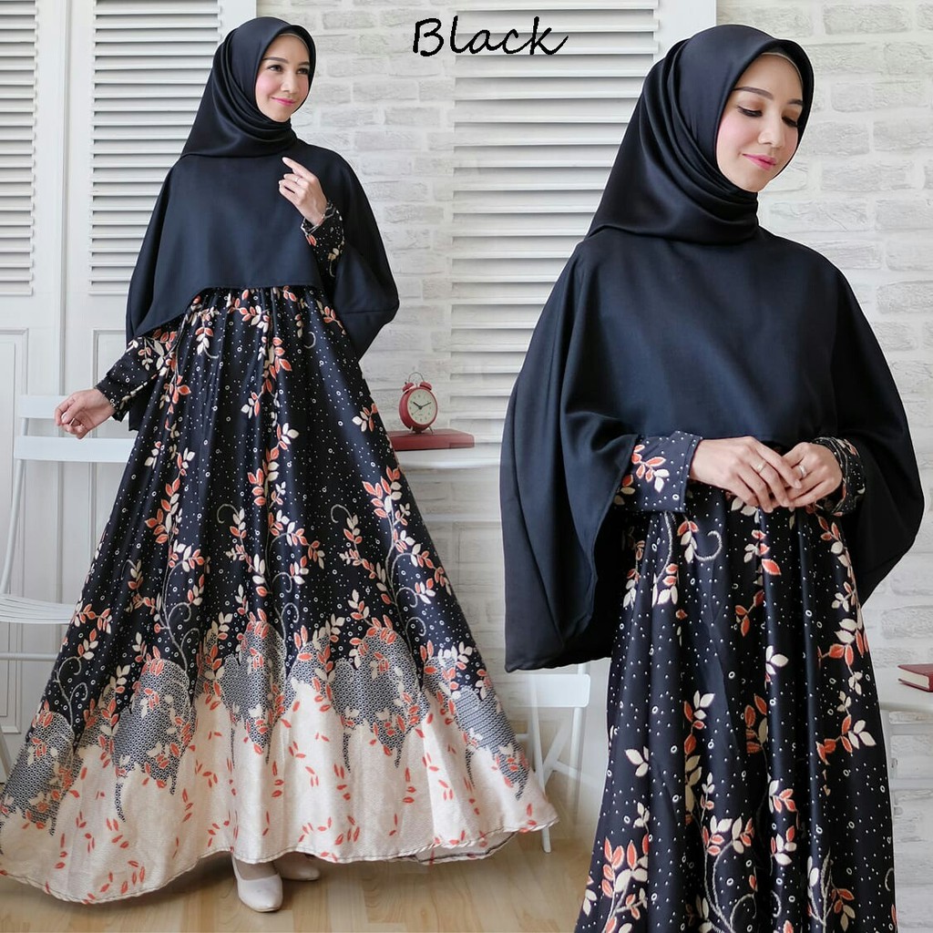 HOPYLOVY - MAXI DRESS CAPE AYUKA (REAL PIC)