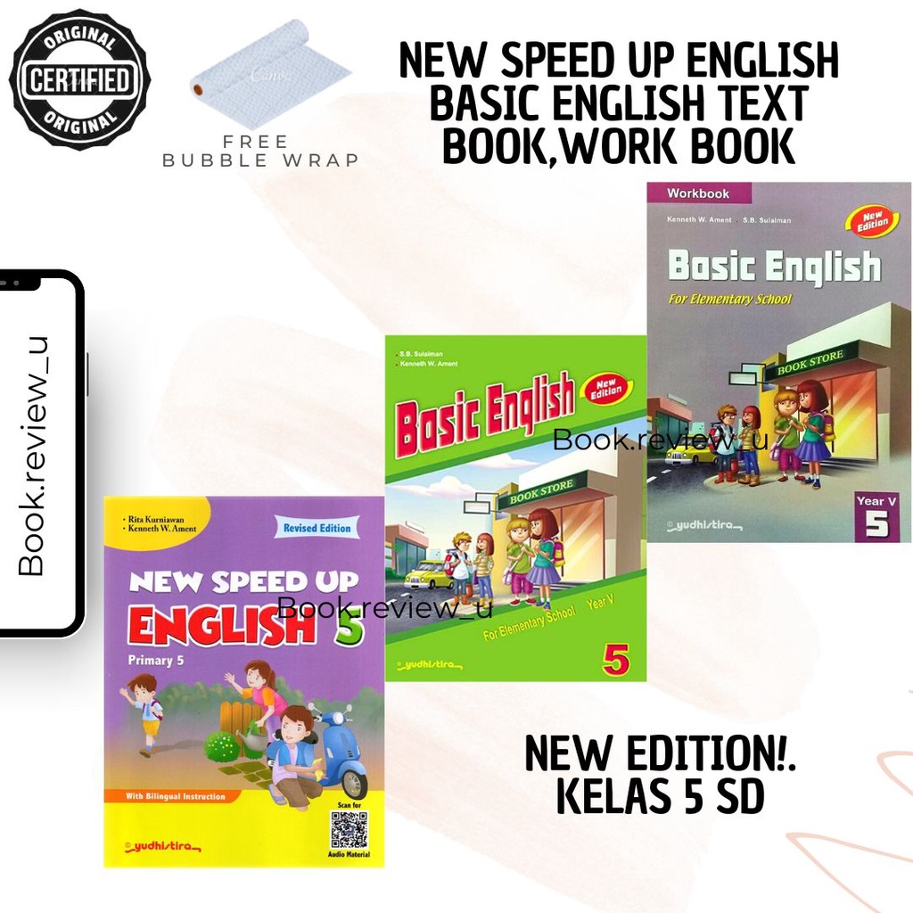 Jual BUKU BASIC ENGLISH TEXT BOOK WORK BOOK NEW SPEED UP ENGLISH ...