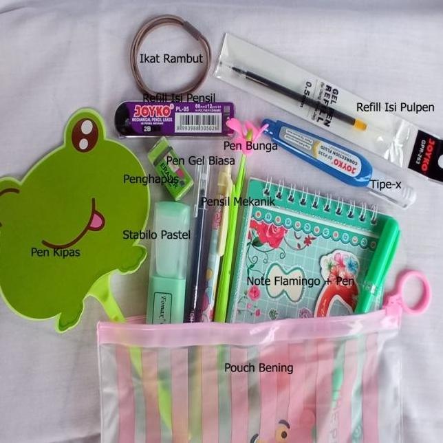 

Paket Alat Tulis Anak Sekolah Lengkap Peralatan Kantor Pen Gel