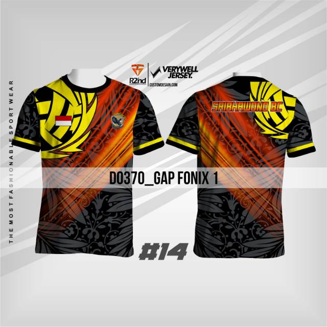 Jersey burung printing