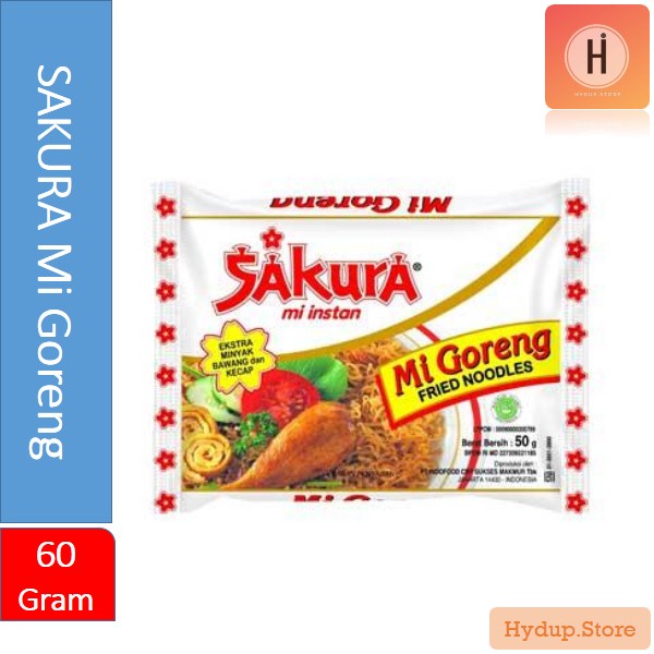 

Indofood Mi Instan Sakura Mi Goreng 60 Gram