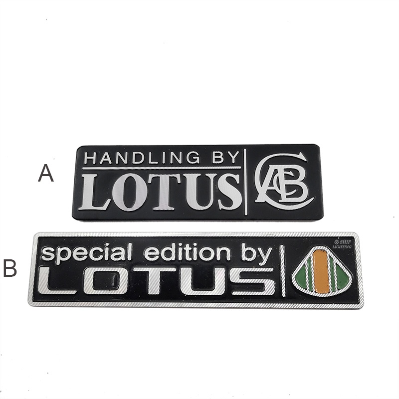 1pc Stiker Emblem Logo LOTUS Bahan Metal Untuk Dekorasi Mobil