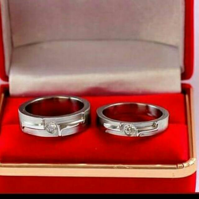 Cincin nikah perak silver cincin palladium murah CINCIN NIKAH TERMURAH