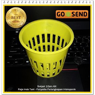 Netpot Besar 10cm Warna Putih Pot Hidroponik Net Pot 10 Cm Hydroponic - Grosir Murah Hidroponik