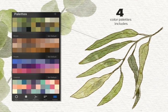 Watercolor Pencil Procreate Brushes
