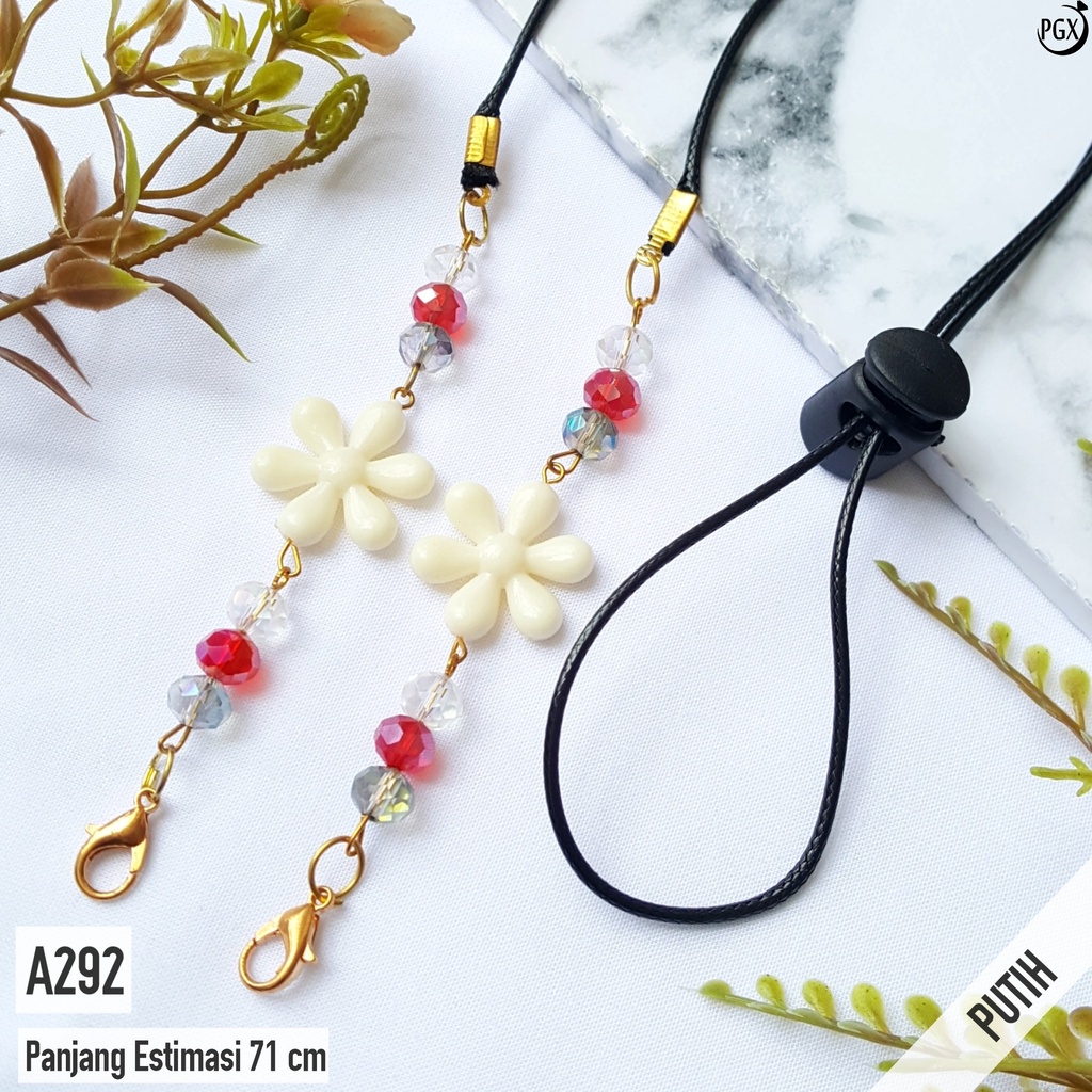PGX Strap Masker 2in1 Konektor Headloop Tali Masker Kalung Masker Rantai Aksesoris Fashion - A292