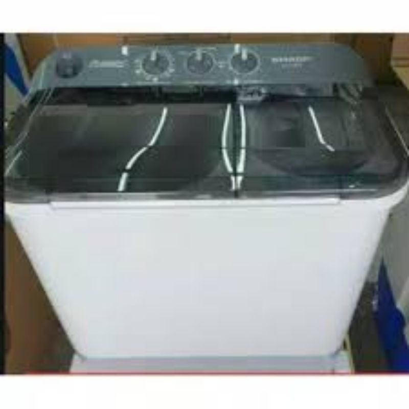 MESIN CUCI SHARP ES-T65NT 2 TABUNG 6 KG 320 WATT