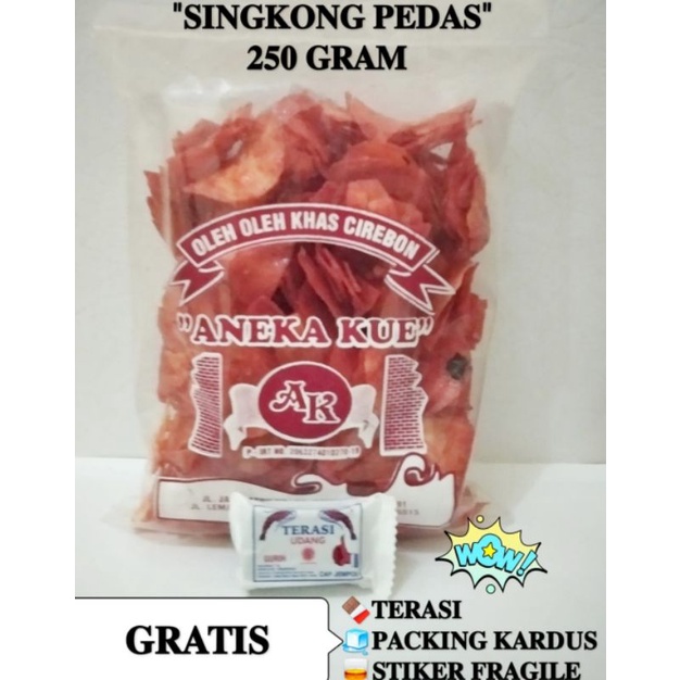 

Singkong Pedas GRATIS terasi khas Cirebon