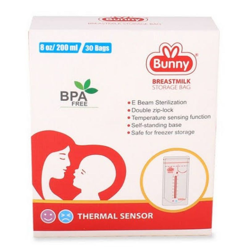 LUSTY BUNNY BREAST MILK STORAGE BAG KANTONG ASI 100 ml