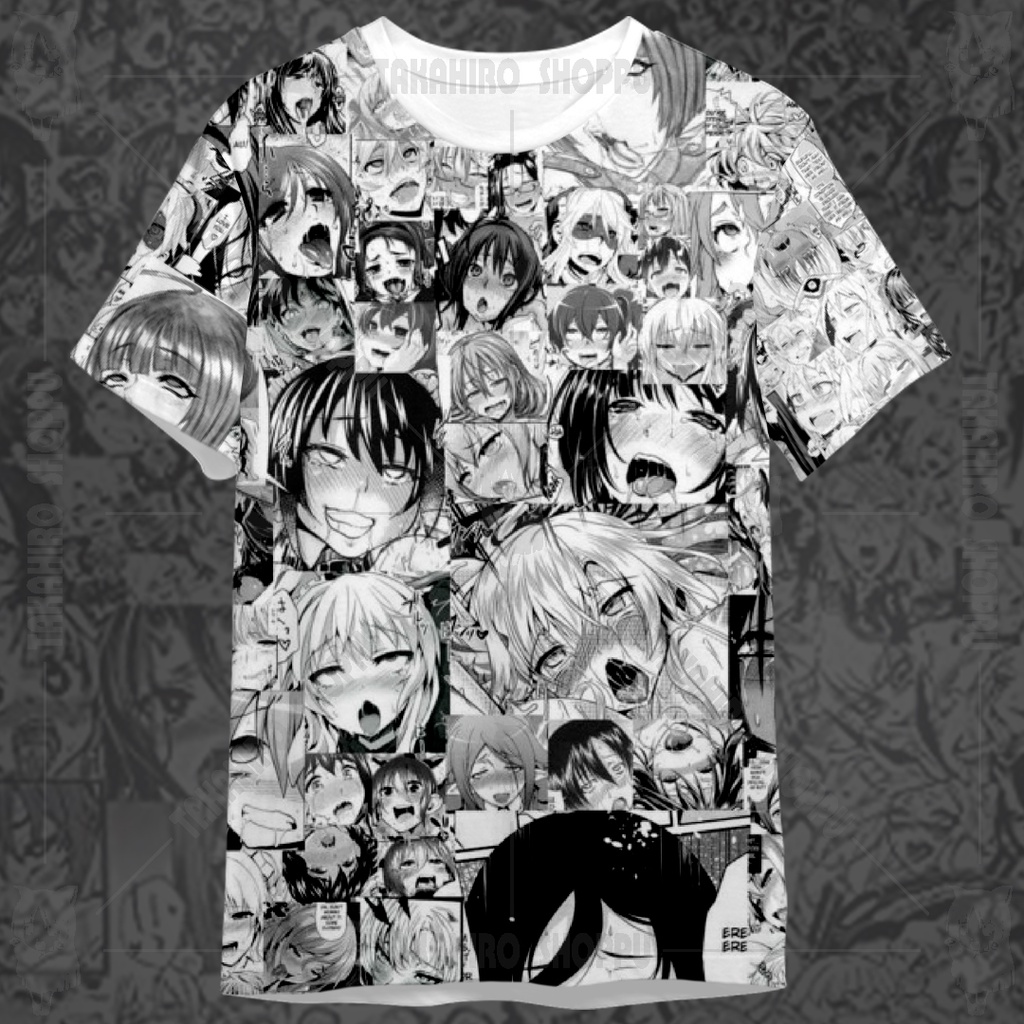 Baju Kaos Full Print AHEGAO