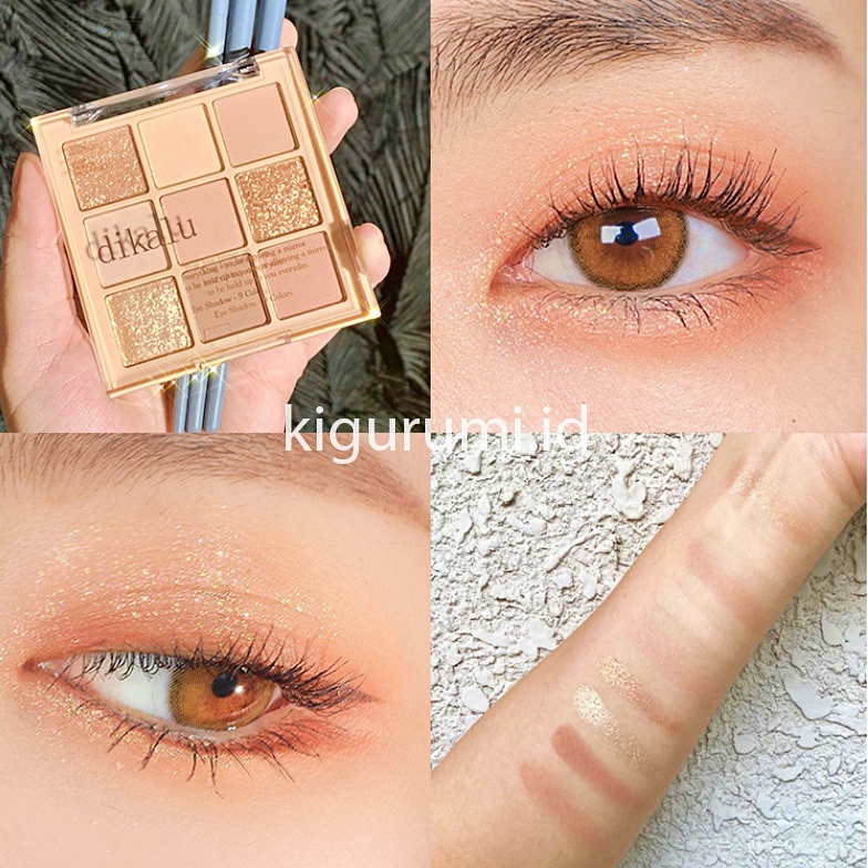 DIKALU Premium Eyeshadow Matte Palet Waterproof Korea Eyeshadow Glitter Pallete